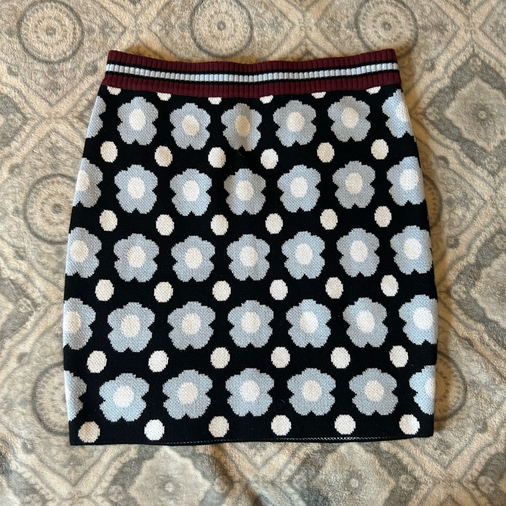 English Factory | Knit Floral Skirt